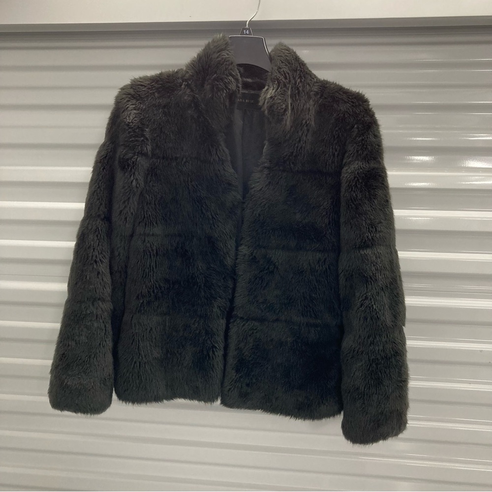 Zara Teddy Jacket - Dark Gray